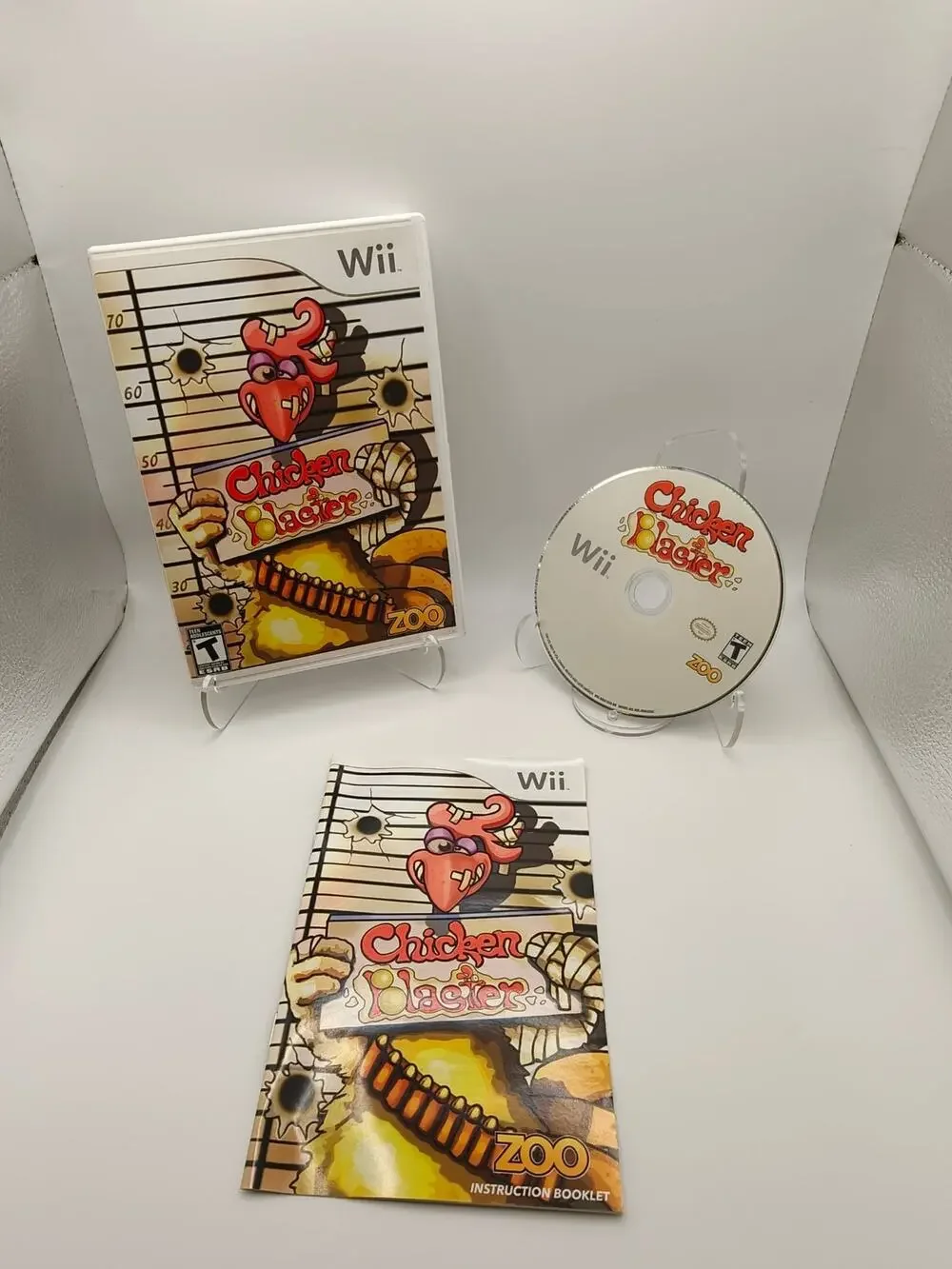 Chicken Blaster Nintendo Wii CIB Complete With Manual